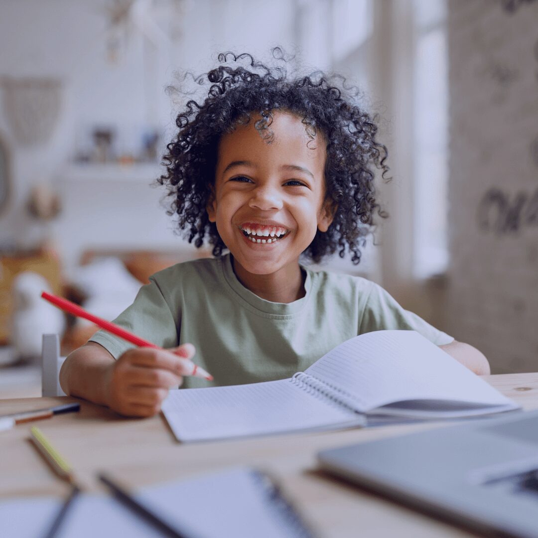 child smiling