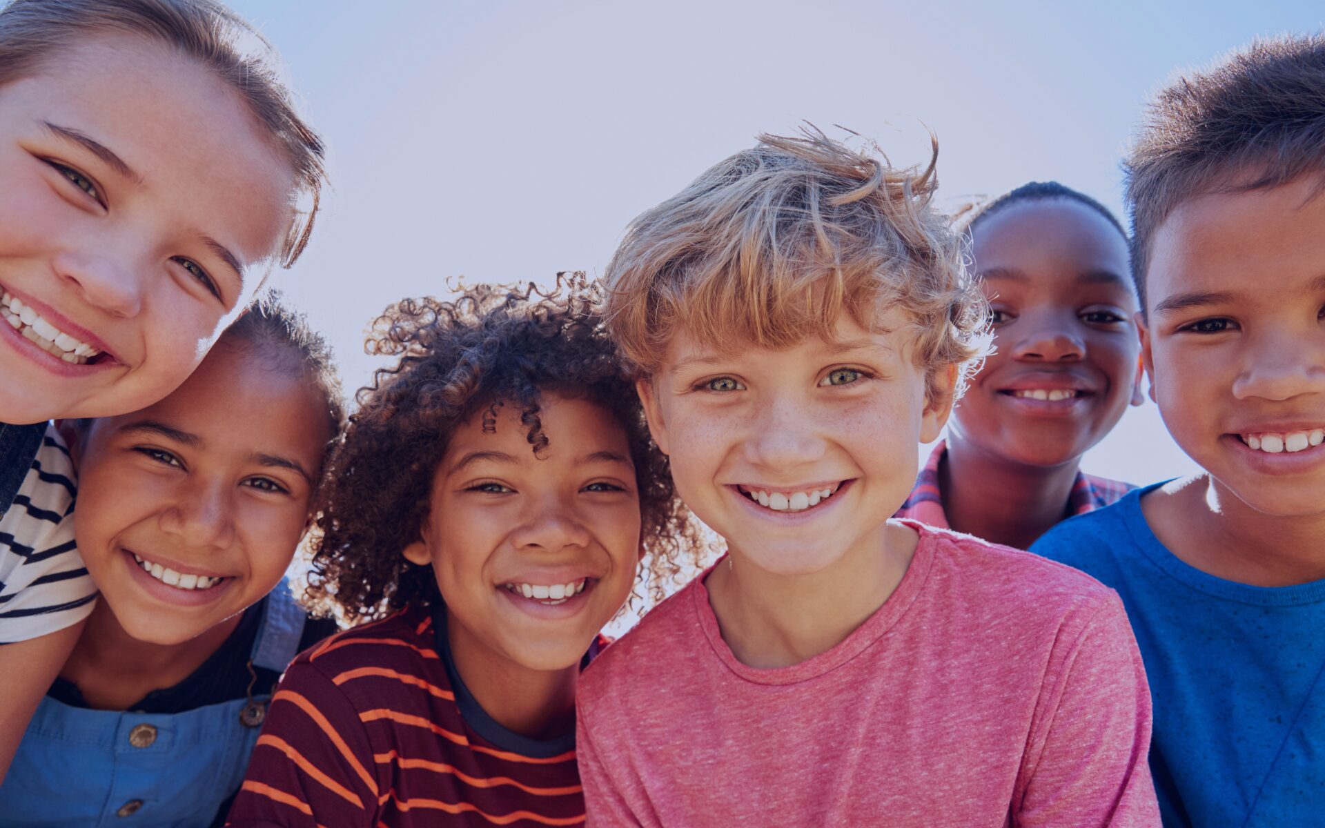 children smiling
